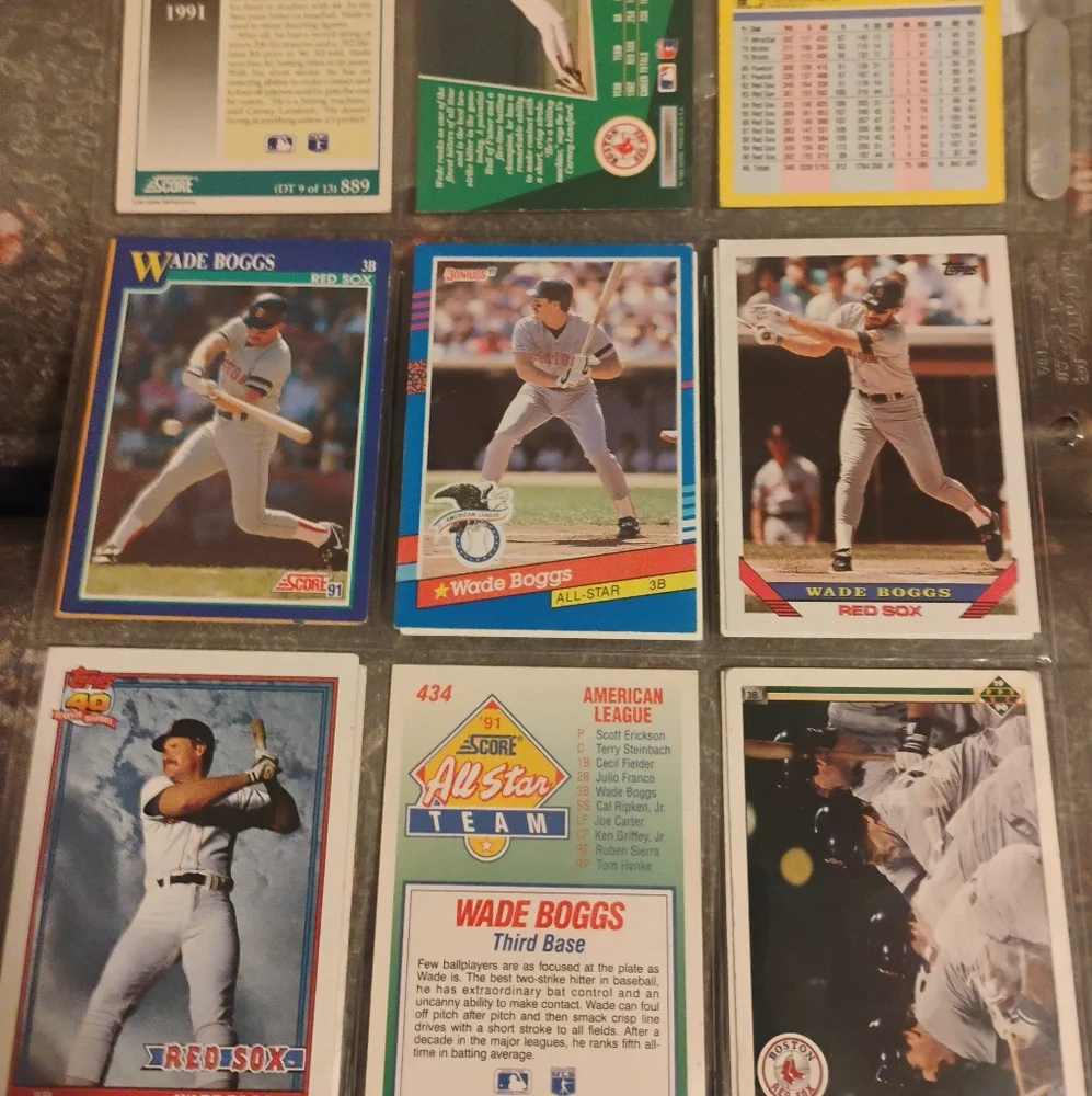 Wade Boggs Baseball Card Collection - Picture 1 of 1